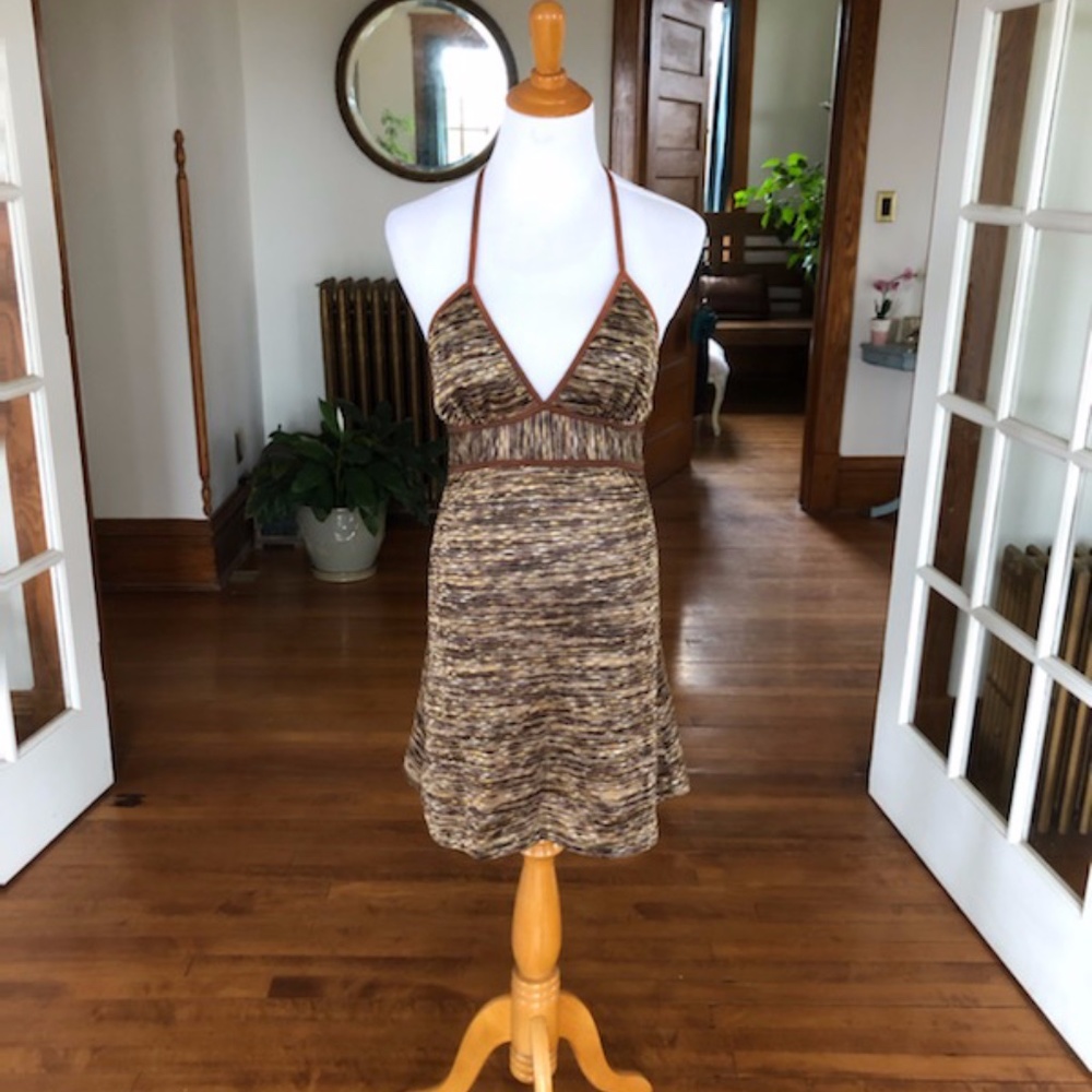Knitted Halter Dress XS